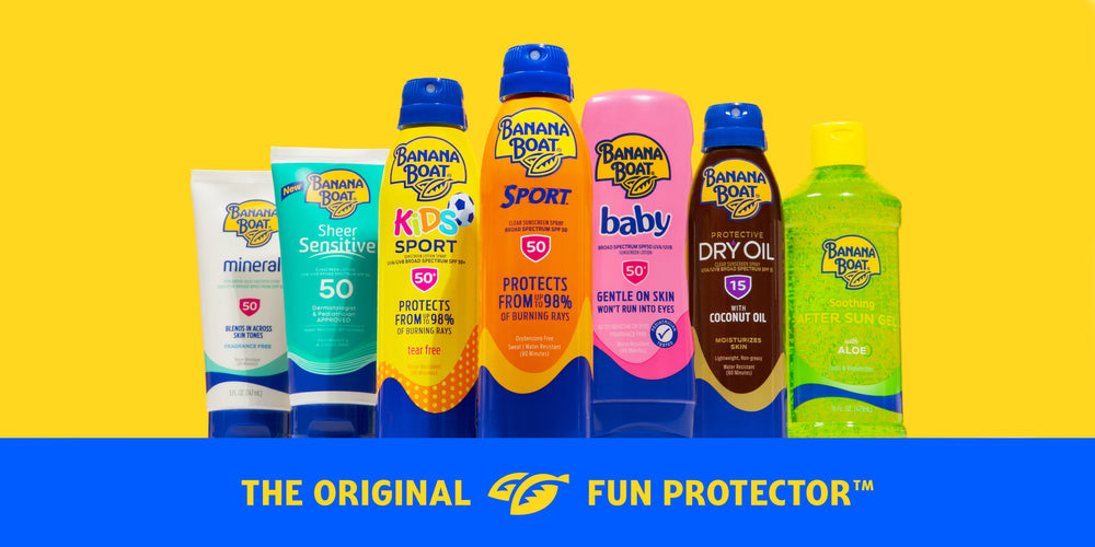Banana Boat sun protection range